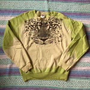 Green tiger sweatshirt